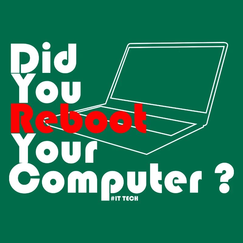 Did you reboot your computer? IT TECH