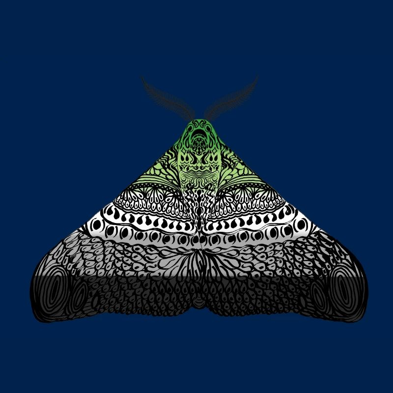 Aromantic pride moth