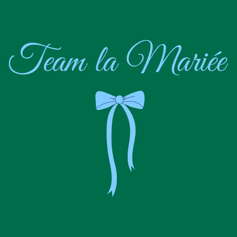 Team la mariée noeud bleu