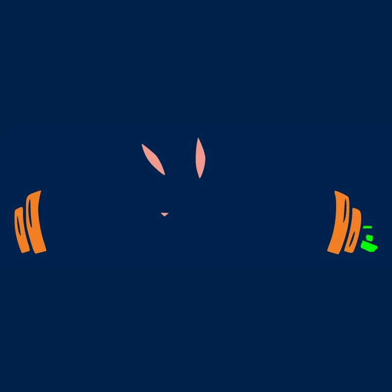 Bunny Carrots Dumbbell Weights