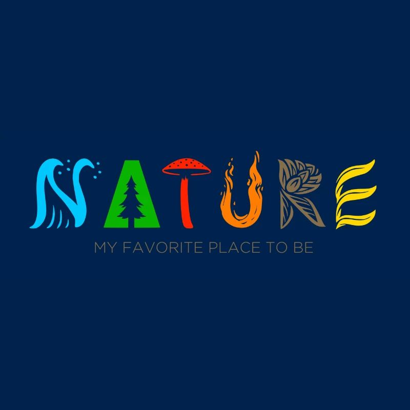 Conception typographique de la nature