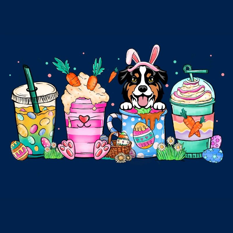 Dog coffee easter australiansheperd 4500x5400Austr