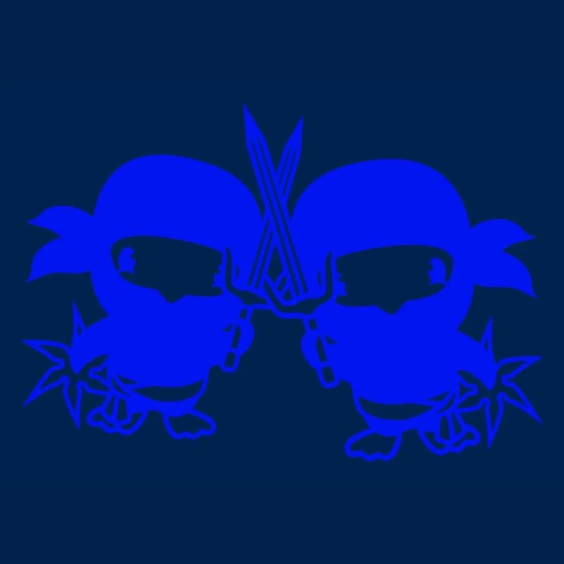 2 Oiseaux Ninja Fighter Assassin Épée Ninja Star