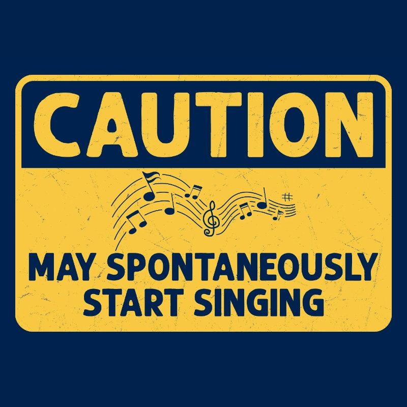 Caution May Spontaneously Start Singing Singer Kar