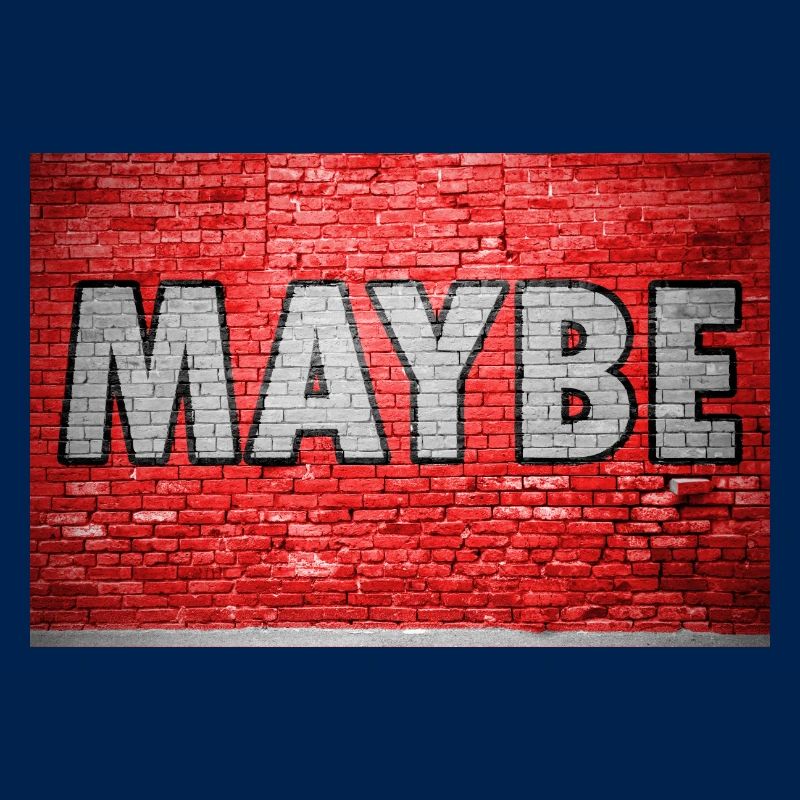 Maybe Brick Wall Graffiti
