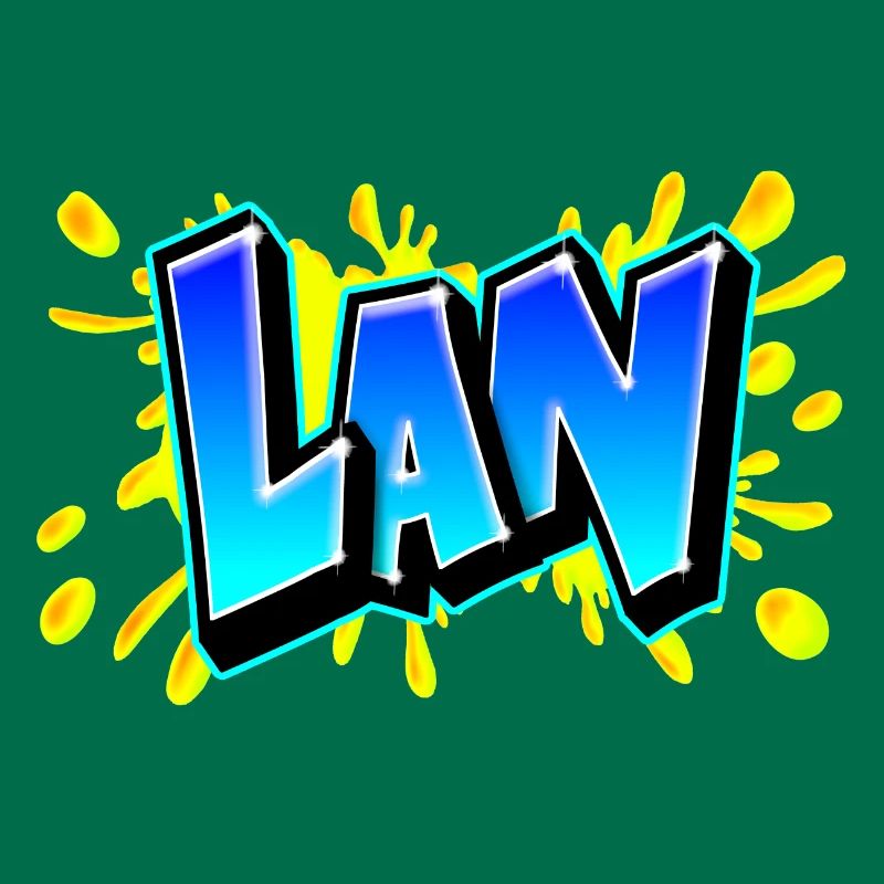 Graffiti "LAN" Printable on any medium!