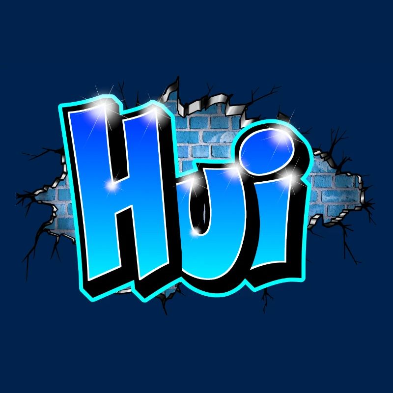 Graffiti HUI printable on any medium