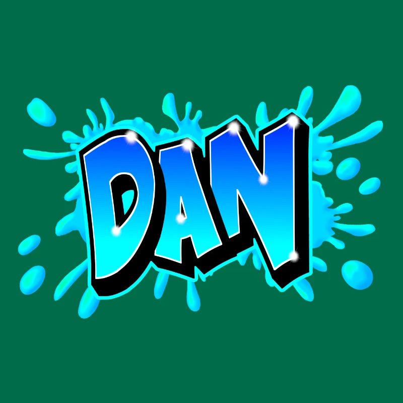 Graffiti "DAN" printed on any medium!