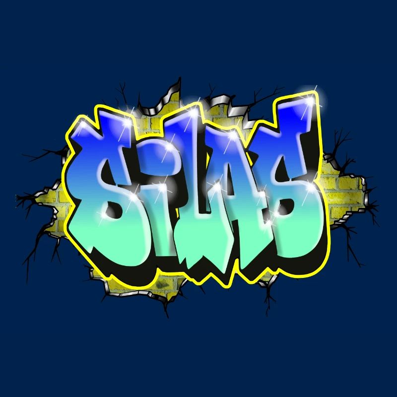 Graffiti SILAS scratch gift ANNIVERSAIRE NAISSANCE