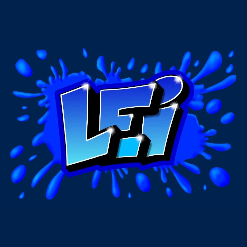 GRAFFITI FIRST NAME LEI PRINTABLE