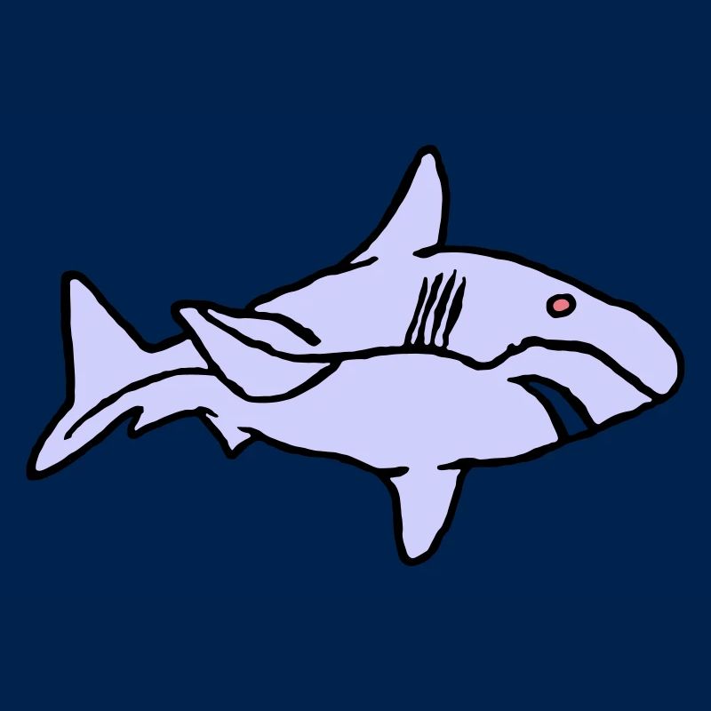 Fisch Hai Raubfisch Räuber Wasser Graffiti Ozean