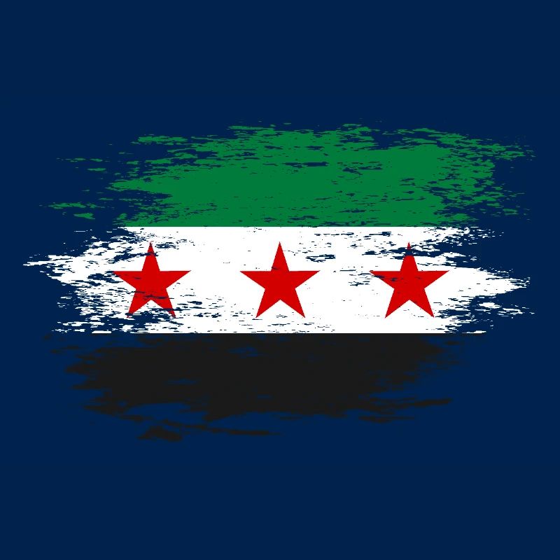 Drapeau syrien utilisé