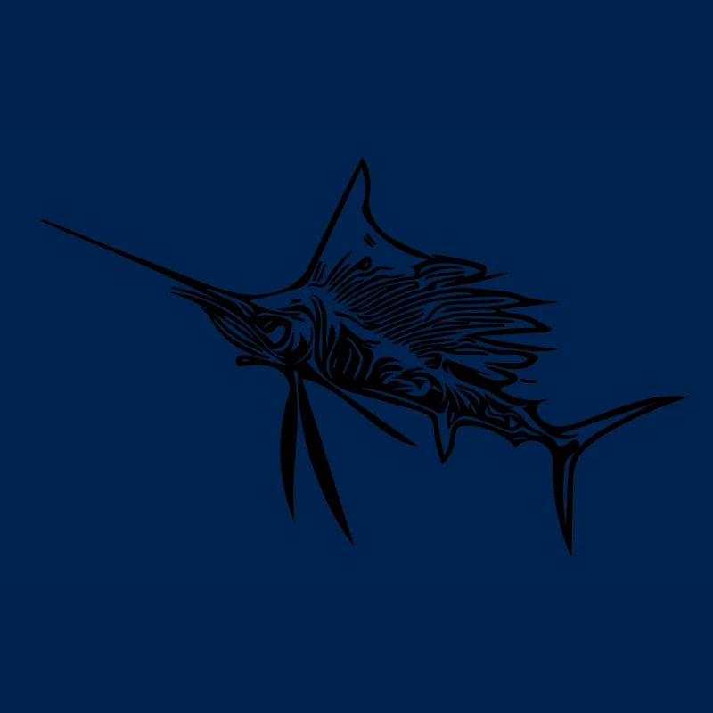 Espadons sauvages Vector