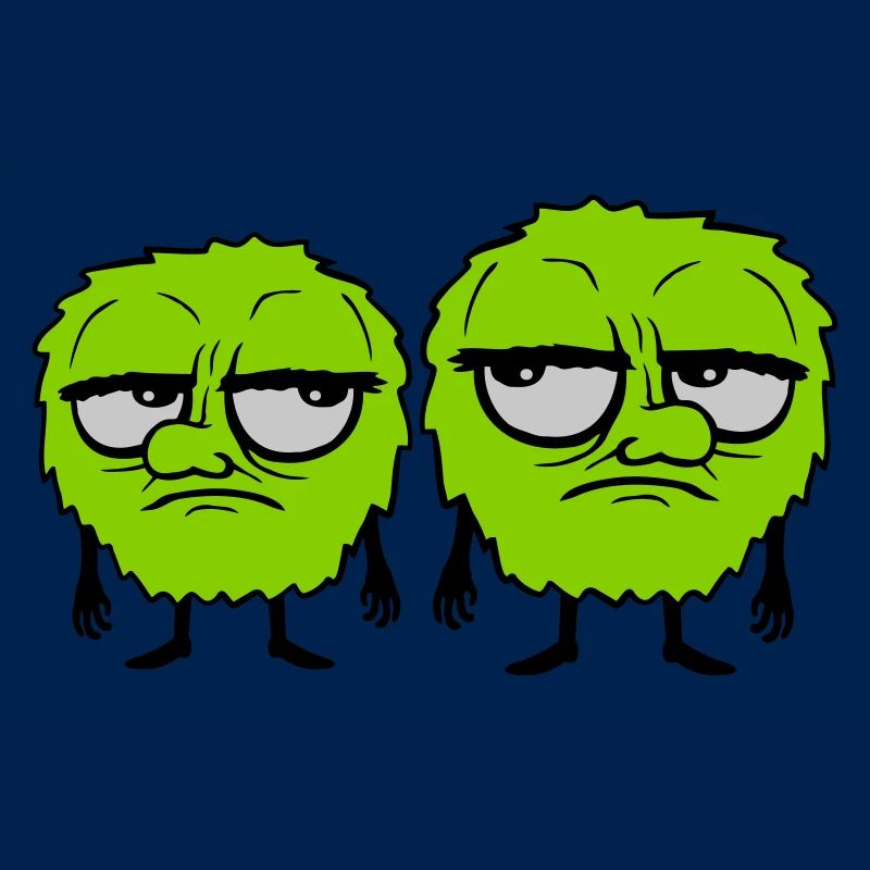 2 Monsters Roll Eyes