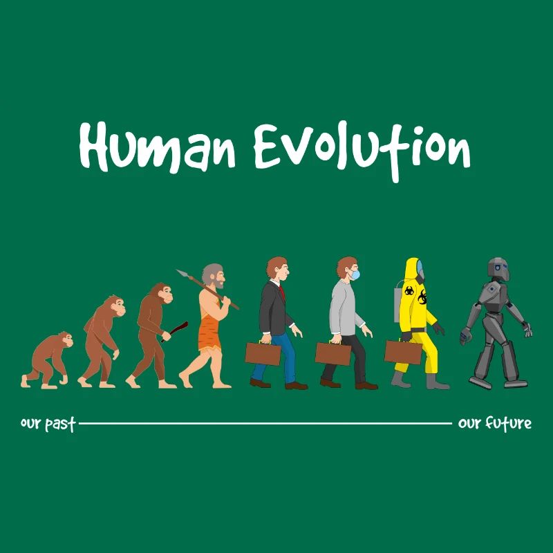 Evolution unsere Zukunft Dunkel