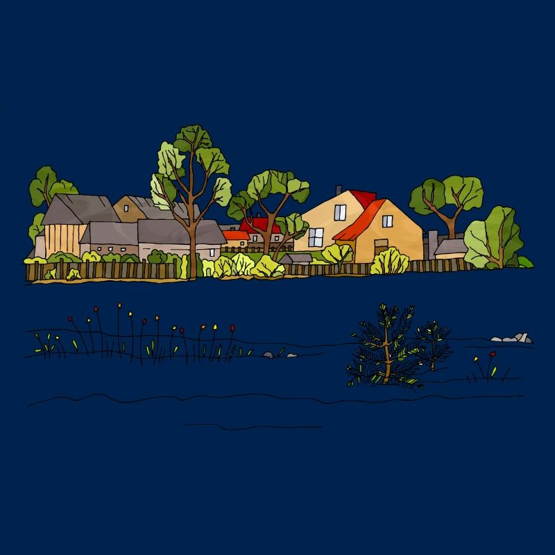 Ländliche Landschaft