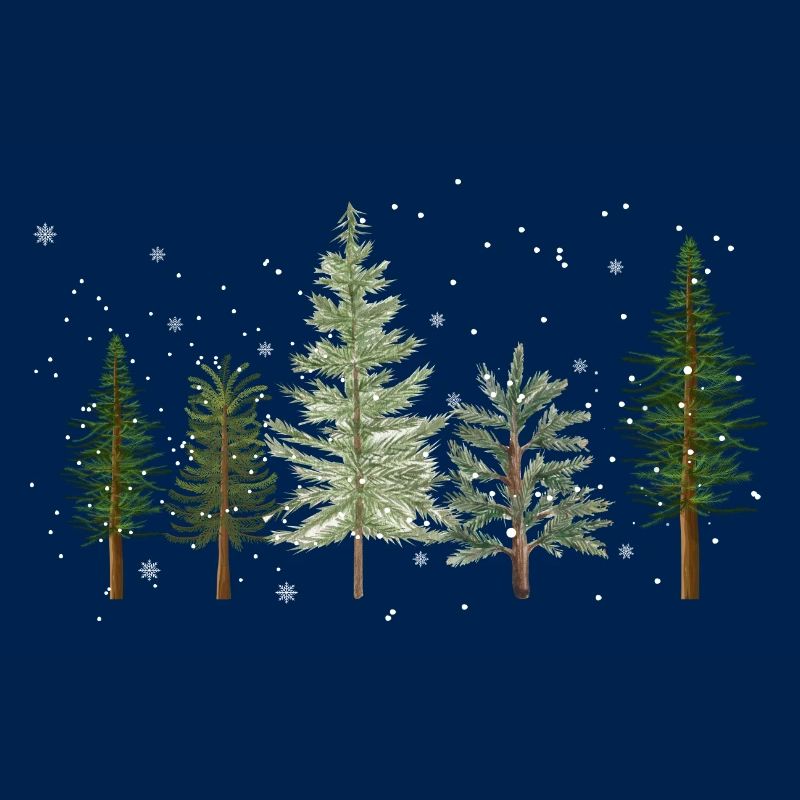 Tree Pine Trees for Winter Lovers - Gift