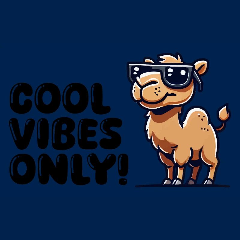 kamel comic sonnenbrille cool