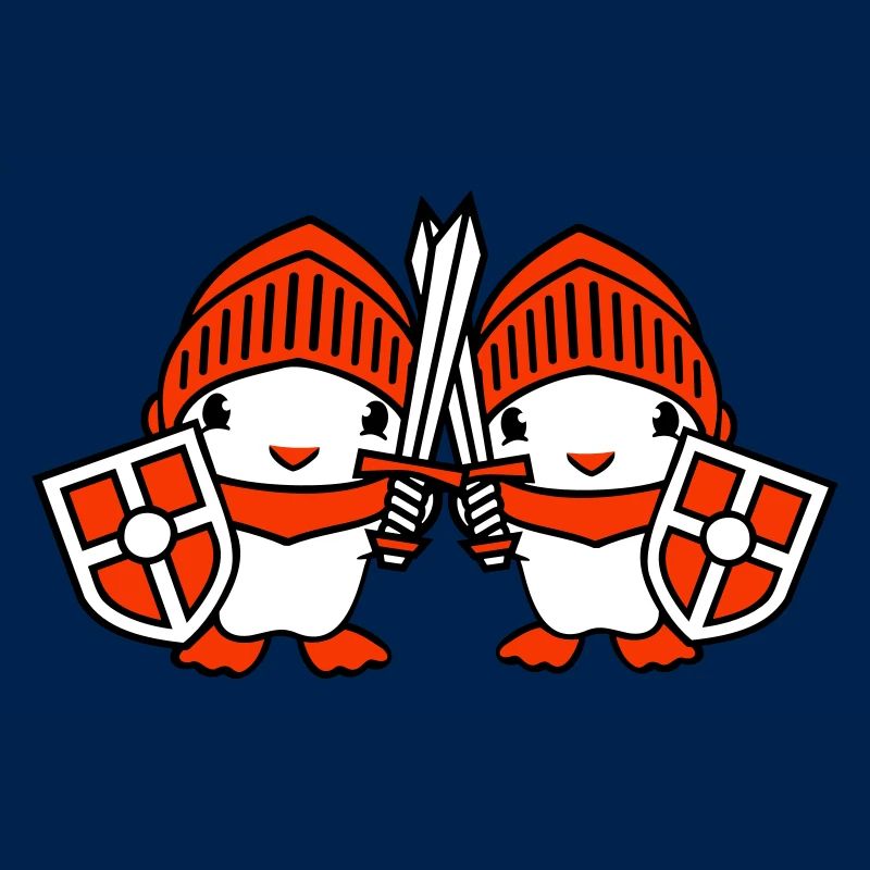 2 Ducks Knight Armor Épée Bouclier Casque Combattant