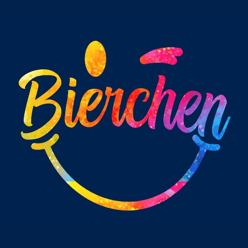 Bierchen Regenbogen Schriftzug