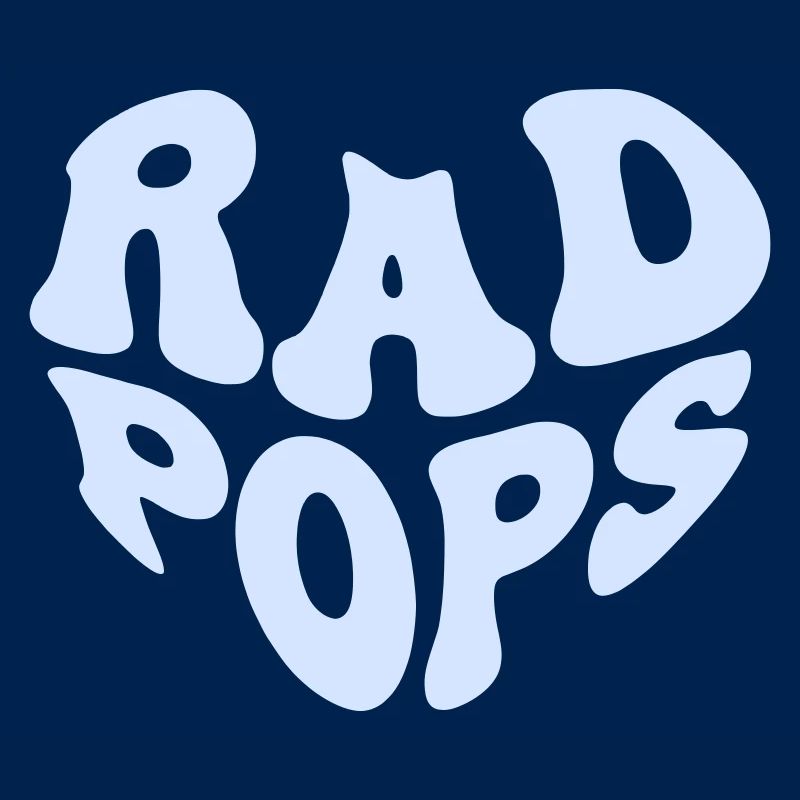 Retro Rad Pops Heart – Cool Pops (Custom Color)