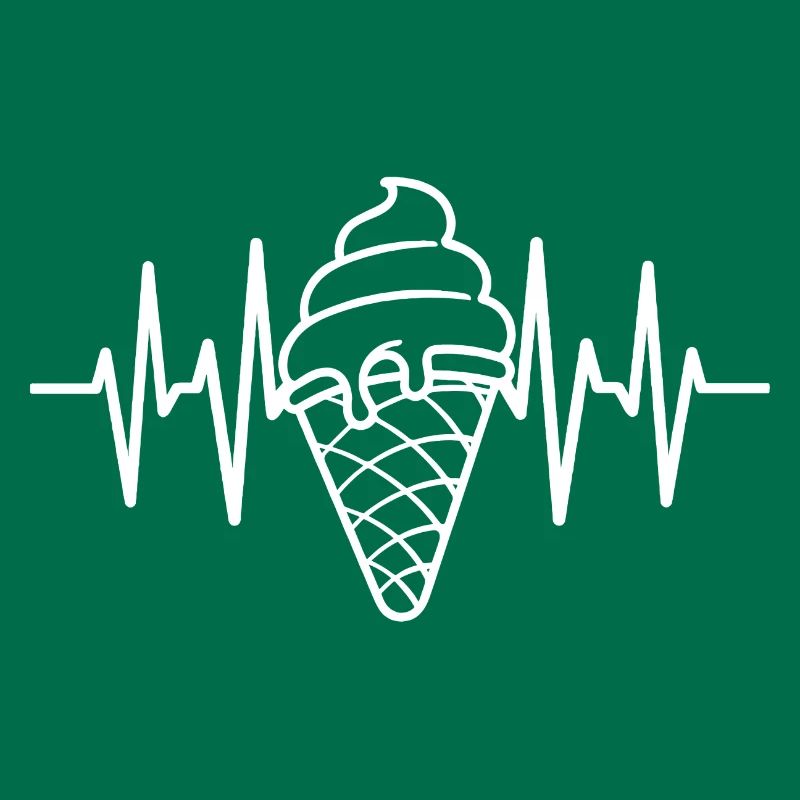 Eiscreme Liebe Eis Herzschlag