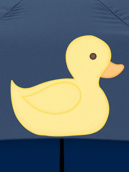 Gelbe Gummiente Cartoon Stil