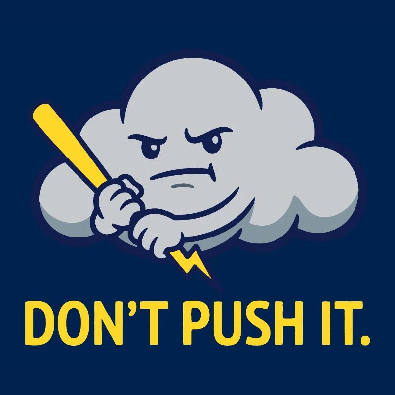 The Grumpy Storm Cloud Warning