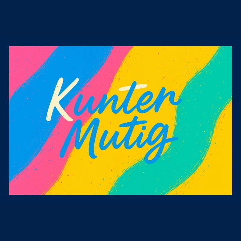 Kunter Explosion de couleurs courageuse