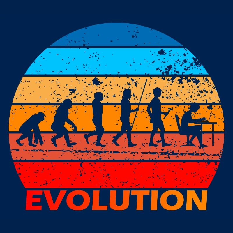 Evolution von IT EDV Informatik Computer Nerds