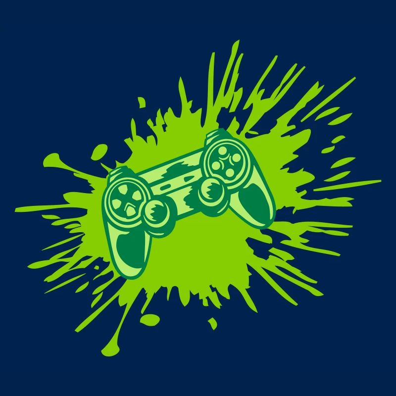 Color Splashes Console Retro Controller