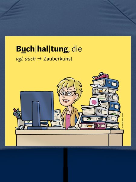 Buchhalterin, Comicfigur