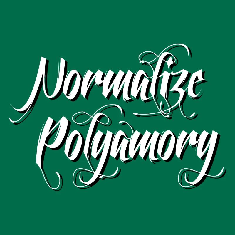 Normalize Polyamory | Polyamorous *blackwhite"