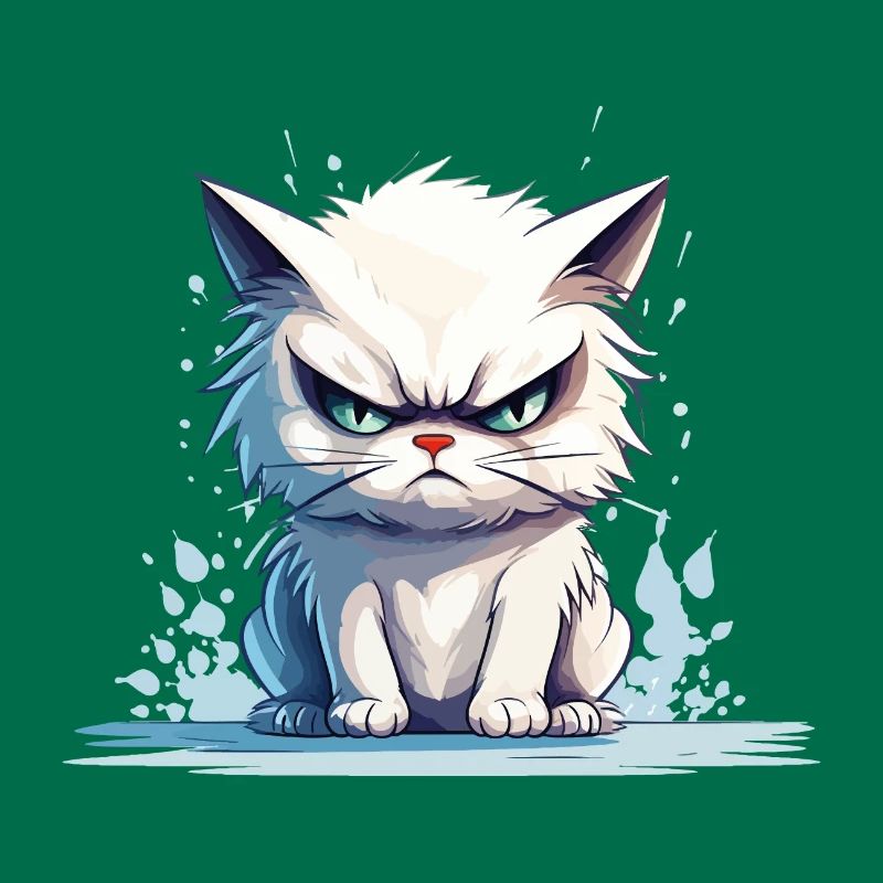 cat grumpy grumpy grumpy meow funny