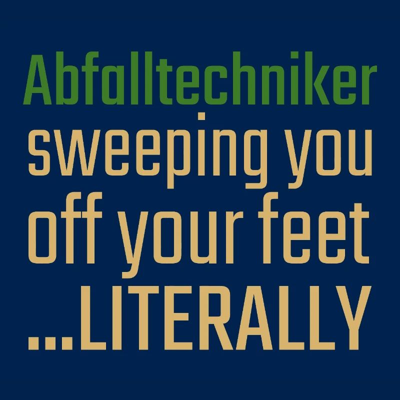 Abfalltechniker Valentinstag Sweeping you