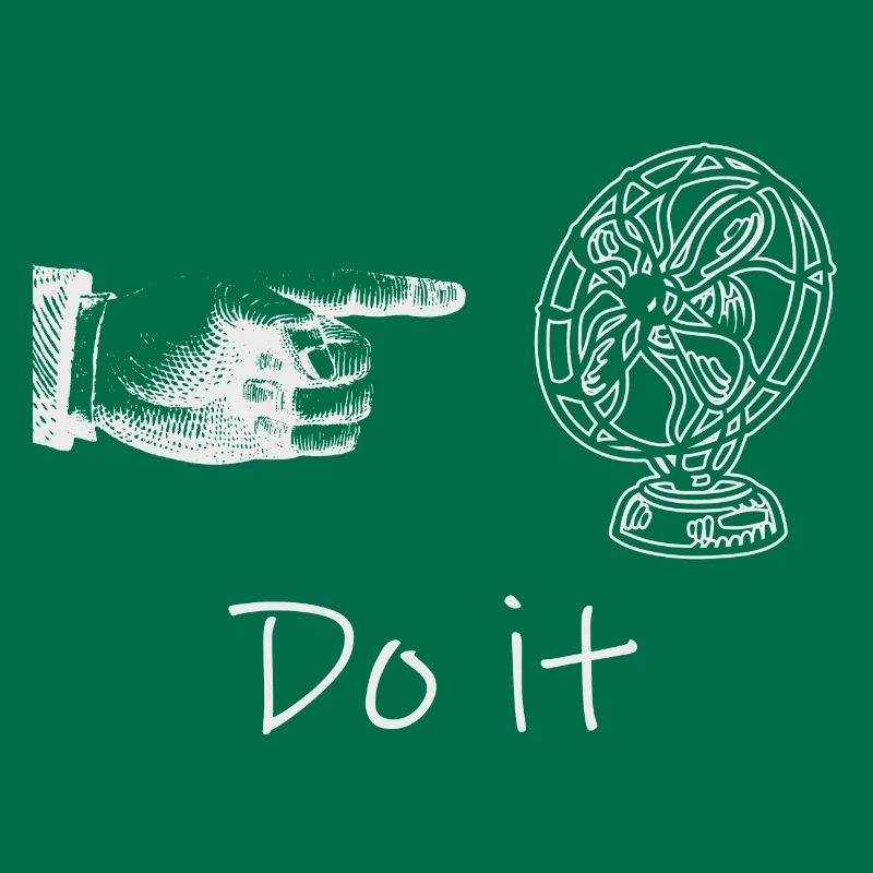 Finger und Ventilator