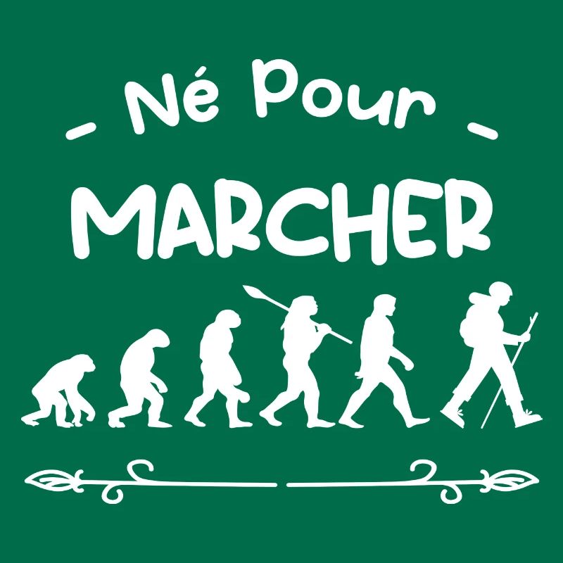 né pour marcher évolution