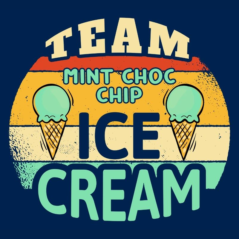 Team Mint Choc Eiswaffel Eiscreme Eis