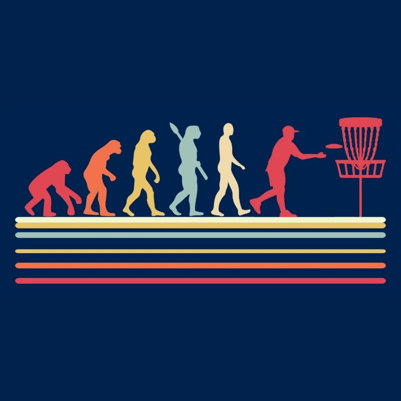 Disc Golf Disc Golfer Evolution Sport