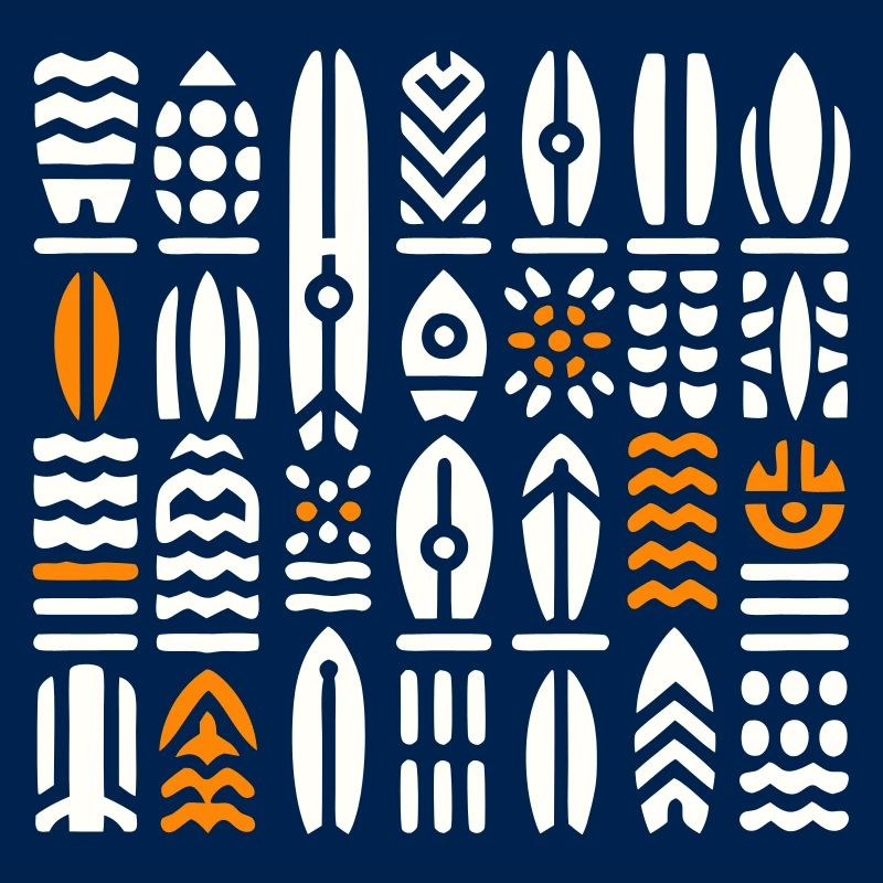 Abstract Surf and Wave Patterns