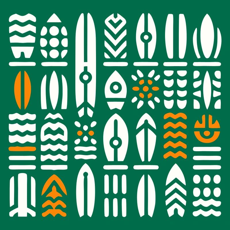 Abstract Surf and Wave Patterns