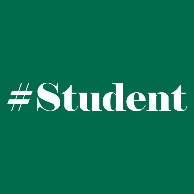 #Student Logo Blanc