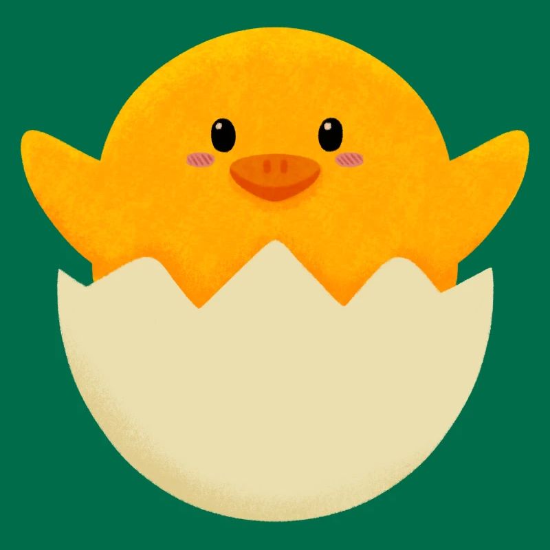 Easter Chick in Egg