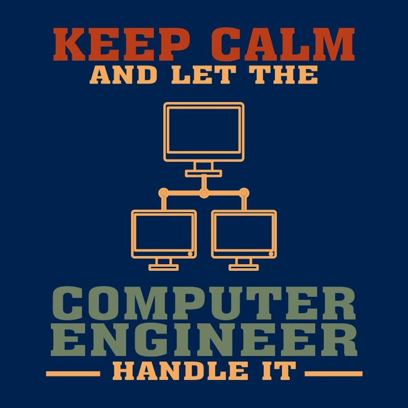 Bestseller Computer Engineer Tshirt, Keep Calm
