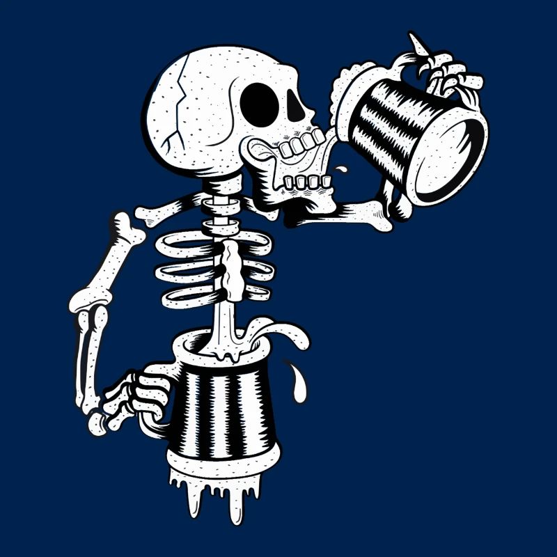 Always thirsty | Skeleton | Permanent drinker