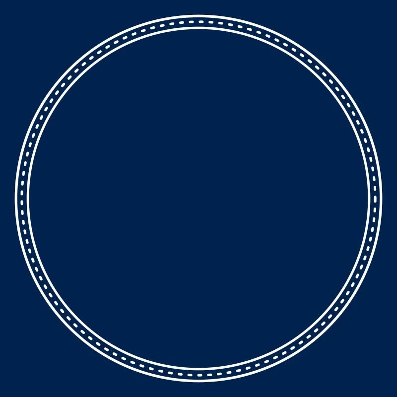 Points Circle Frame Decor