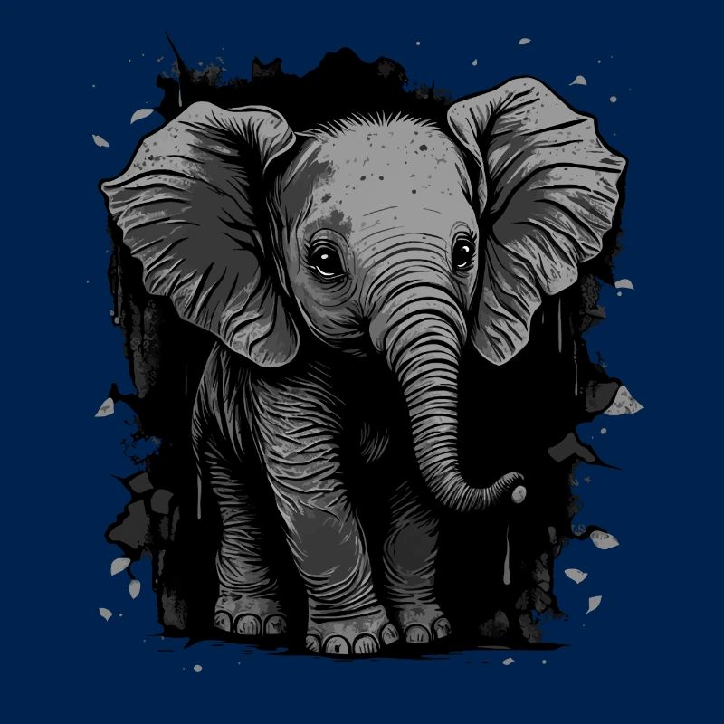 Mignon bébé éléphant