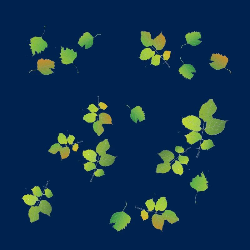 Spring Leaves Pattern