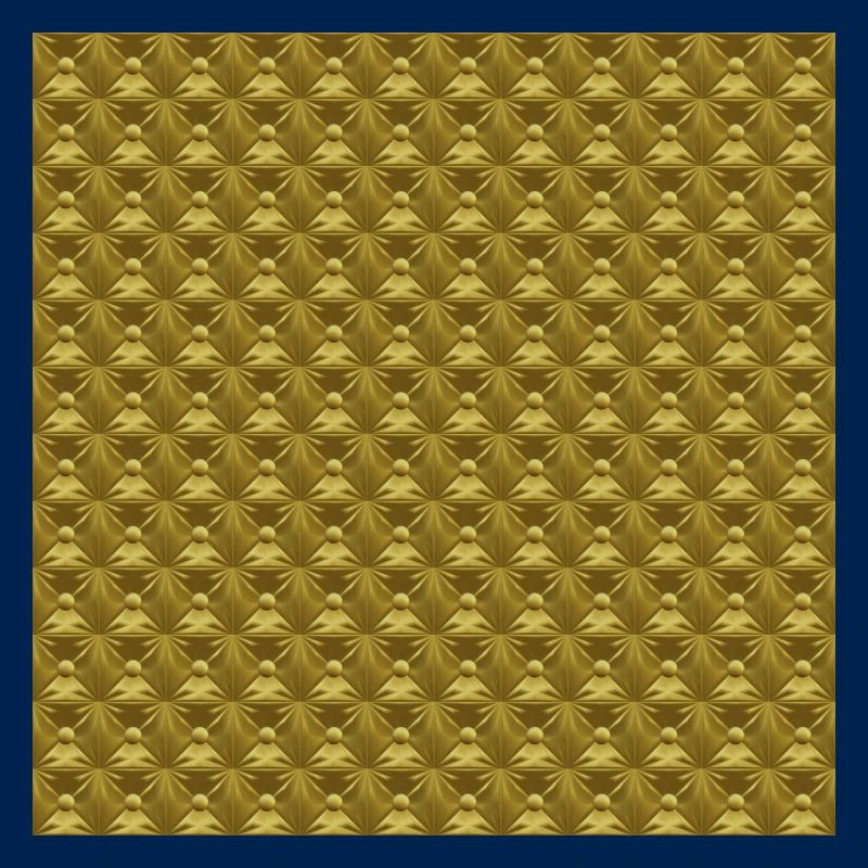Diamond Tufting pattern Gold