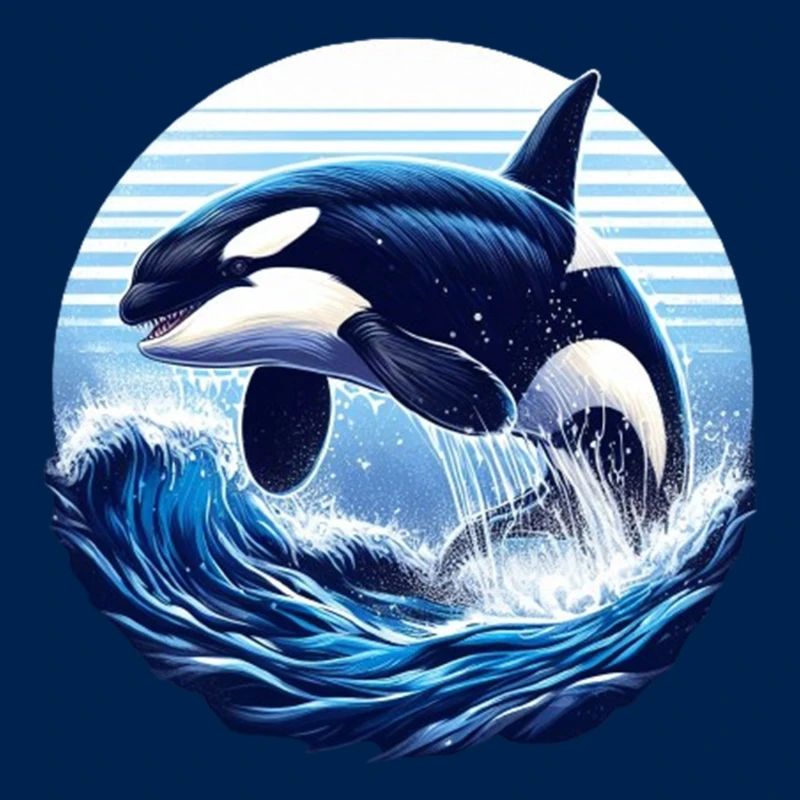 Blauer Orca